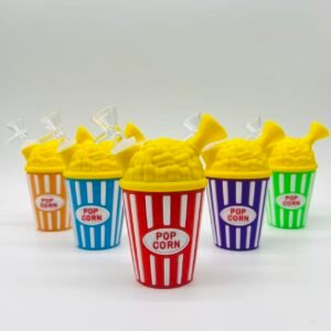 Afforable Silicone Popcorn Bubbler Bong Silicone Water Pipe Smoking Accessory